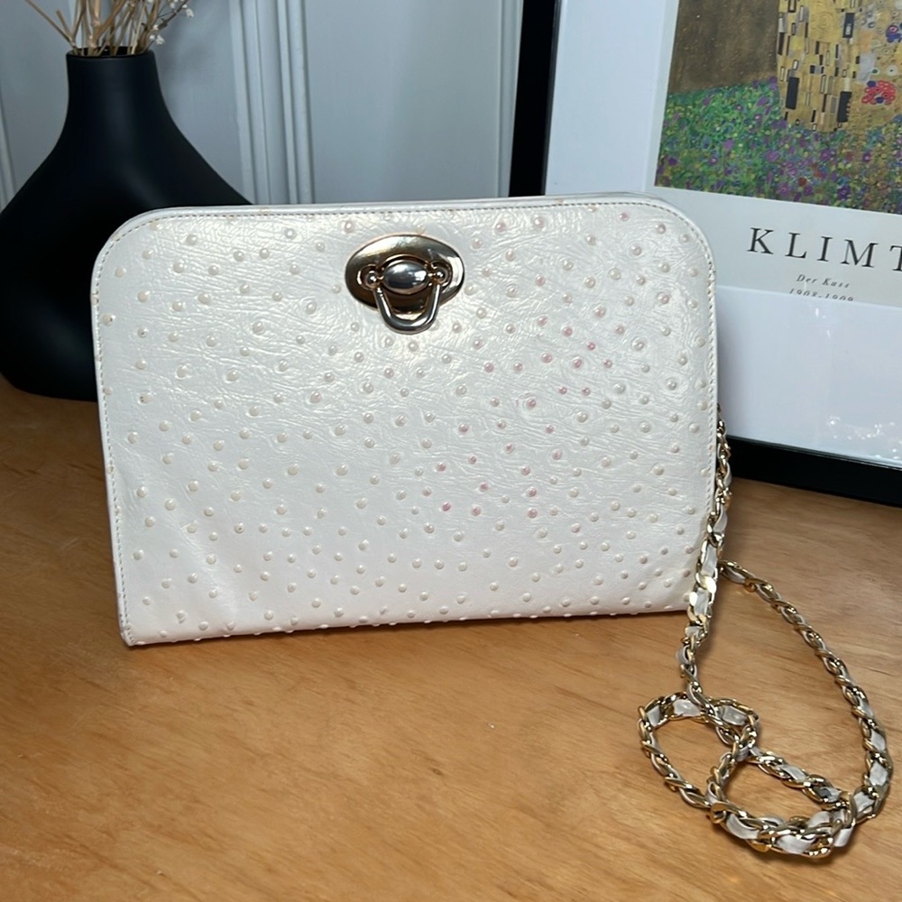 Vintage Leather Crossbody Purse